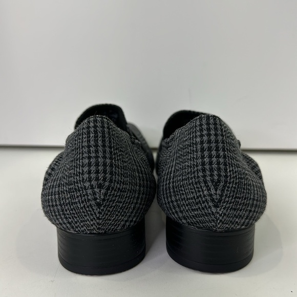 Clarks Grey Houndstooth Slip on Loafer Shoes size 9 - Picture 6 of 11